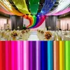 1.5m Wide 30m/roll White Organza Tulle Yarn Party Decor For Romantic Wedding Backdrop Supplies Ornament