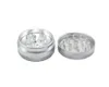 Оригинальный шарик дыма для дыма чистый верх 2.2 дюйма 2 части с кнопкой push алюминиевый острый каменный завод гладкая отделка DHL 2553