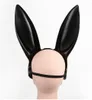 Home Garden Women Girl Party Kaninchen Ohren Maske Schwarz weißes Cosplay -Kostüm süße lustige Halloween Mask XB1