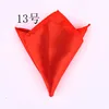 Modeheren Formele slijtage Pakken zakdoek vaste kleur vierkante zakdoeken Solid kleur 200 stuks Optionele multitypes Dh4200531