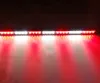 Lumière stroboscopique haute puissance 12V 24 LED, longue barre rouge et blanche, lampe flash d'avertissement d'urgence pour véhicule, lumière de travail 7722863