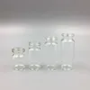 5ml 22x30x12.5mm Small Mini Clear Glass Butelki Słoiki z Korka Korki / Wiadomość Wesele Wish Jewelry Party Favors