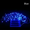 10M 100LED 3AA Batterij Powered Outdoor LED Silver Wire Copper Wire Fairy String Lights Christmas Wedding Party Decorations Garland Lighting