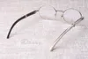 2019 nouvelles lunettes rondes rétro 7550178 lunettes de corne mixtes hommes et femmes monture de lunettes taille: 55-22-135mm