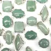 50 pcs/Lot gros anneaux d'aventurine de jade vert clair naturel anneaux de pierre semi-précieuse prix usine livraison gratuite