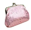 Small sequins women coin purse dazzle colour change purse Hasph money bags zero wallet Christmas styles9655876