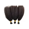 Bulks de cabelo liso brasileiro, para mulheres negras, sem trama, 3 pacotes de extensões de cabelo humano em massa, 8-28 polegadas, fdshine