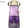 Light Weight Frosted Waterproof Hairdressing Apron PVC Material Salon Hairstylist Working Apron With Pocket Household Cape In Good Quality