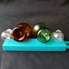 Adattatore plug-in per zucca multicolore, bong in vetro all'ingrosso, tubi per l'acqua in vetro con bruciatore a nafta, accessori per tubi da fumo