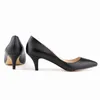 11 Colours Sexy Pointed Toe Middle High Heels Shoes Women Work Pumps New Less Platform Pumps