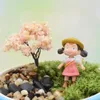 Mój sąsiad Totoro Ogrody Dekoracje Miniatury Żywicy Rzemiosło Moss Micro Landscape 9 SZTUK / Set Mini Girl Fairy Garden Figurki