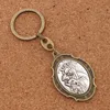 Matki Bożej z Guadalupe i Baby Jezus Ikona Key Ring 2inch Medal Mater Eklelsiab Protection Brelok Keychain K1745 12Colory 12 sztuk / partia