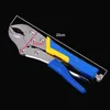 Carbon Steel Locking Pliers Round Mouth Pincers Fast Clip Fixed Gripping Nipper Crimper Multi Hand Tools Herramienta Manuais