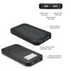 Shockproof 4000 mAh Solar Charger Bank 6000 mAh Portable solpaneler 8000 mAh Funktionella solladdare för MP3 MP4 med detaljhandelspaket