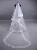 2017 Neuer eleganter 5 m langer Hochzeitsschleier mit appliziertem Rand, weiß, elfenbeinfarben, Hochzeitszubehör, Hochzeitskleid, langer Charm-Brautschleier2662071