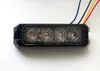 Spie esterne per auto 4 * 3W, luci di emergenza per griglia a montaggio superficiale, fari a Led, luce di segnalazione, 23 flash, impermeabili