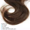 4 pakiety z koronkowym 4x4 Ciemnobrązowe brazylijskie fala ciała Virgin Hair Weave Bundles Middlethree Part6507637