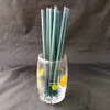 Groothandel roken verzending - borosilicaat kleur glazen buis fittingen diameter 7 mm lengte 20 cm, waterpijp accessoires