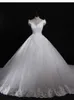 Foto reali Abito da ballo Abiti da sposa Pizzo Tulle Principessa Corsetto Indietro Paese Abiti da sposa occidentali Spalle Robe De Mariee