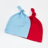 Knot hatt godis färg solid bomull lock för baby våren sommar slitage 2017 nya baby tjejer nyfödda småbarn spädbarn barn hattar