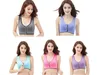 Seamless Zip Front Yoga Sports Bra Sexy Push Up Running Racerback Professional Shockproof Wireless Fitness Gym Cropped Tank Tops