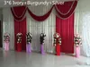 3m * 4m 3m * 6m 4m * 8m Wedding Backdrop Swag Party Curtain Firande Stage Performance Background Drape Silver Sequins Wedding Favivers Leverantörer