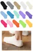 Socks & Hosiery Wholesale- Women's Cotton Short Ankle Boat Low Cut Crew Casual Calcetines Girls Cute 15 Candy Colors Z11