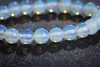 8mm Crystal Moonstone Strands Handgjorda pärlband för kvinnor Girl Men Justerbar charm yoga smycken modetillbehör