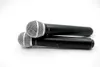 Gratis frakt! BLX BLX288 BLX88 PG 58A UHF Wireless Microphone Karaoke System med PG58 Dual handhållen sändare Microfone Mic
