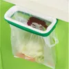Racks novos pendurados sacos de lixo de cozinha rack suportes de armazenamento prático armário porta traseira suporte