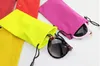 500pcs waterproof leather plastic sunglasses pouch soft eyeglasses bag glasses case many colors mixed 179cm3437322