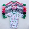 Outono inverno bebê o primeiro vestido de natal personalizado irmão pijama menino menina babados menina recém-nascido levar casa roupa bebê dormir presente