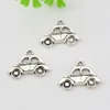 Hot ! 300 pcs Antique silver Zinc Alloy Single-sided Car Charm Pendants 21.5x15mm DIY Jewelry A-018