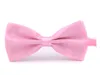Men's Lady Pure Color Cotton Wire Polyester Bowknot Collage Party Wedding Bowknot wholesale BD04