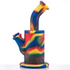 Accessoires pour fumeurs Nouveauté Bongs en silicone Tuyaux en silicone colorés Camouflage Recycleur Silicone Narguilé SRS432