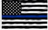 4 typen Blueline USA vlaggen 3 bij 5 voet dunne rode lijn US Black White and Blue American Flag