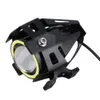 Lámpara de coche eléctrico para motocicleta, pistola láser U7, lente de ojo de Ángel, faro LED de 15W