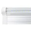 US Stock+Entegre LED Tüpler V şekilli 4ft 5ft 6ft 8ft Soğutucu Kapı Led Tüpler T8 Çift Side SMD2835 LED Mağaza Işıkları AC 85-265V