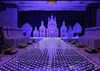 La decorazione di cristallo LED della fase della stazione del corridore T della navata laterale del tappeto di cerimonia nuziale di fantasia di lusso copre il nuovo arrivo Trasporto libero