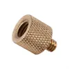 Freeshipping 10pcs/lot 3/8" Female to 1/4" Male Tripod Thread Reducer Adapter Brass Copper