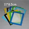 Tapis de tampons en silicone pour fumer 11x8,5 cm ou 14 x 11,5 cm, tapis carré, conteneurs de dab, outil de dabber pour nectar de silicium DHL