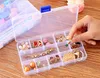 Adjustable Compact 10 15 24 Grids Compartment Plastic Tool Container Storage Box Case Jewelry Earring Tiny Stuff Boxes Containers