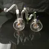 Fiets Hookah Pot, Groothandel Glas Bongs Olie Brander Glasleidingen Waterleidingen Glazen Pijp Olierouts Roken Gratis verzending