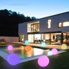 Luce a sfera a LED multicolore, AGPtEK RGB-Colors Luce d'atmosfera impermeabile galleggiante per la decorazione del giardino/piscina/stagno/festa