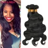 Glary Peruviaans Haar Body Wave Weefsels Best Verkopen Braziliaanse Maagd Haarbundels 6 stks Onverwerkte Remy Menselijk Hair Extensions Maleisische Indiase