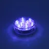 50PCS / lot متعددة الألوان RGB LED غاطسة للماء الأزهار زهرية قاعدة LED الضوء على حفل زفاف حدث الديكور