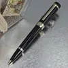 High Quality Office School Stationery Luxury pen , Silver Checkered Pattern / black resin Rx Ballpoint Pen for writing