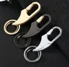 Custom Lettering Fashion Nyckel Kedja Dubbelskappar Byxor Buckle Key Ring Waist Belt Clip Key Holder Metal Car Keychain