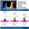 조명 전체 스펙트럼 LED 전구 18W 30W 50W 80W LED 성장 조명 실내 수경 시스템 플랜트 플라잉 및 성장 DHL