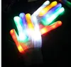 Guanti arcobaleno lampeggiante a LED mostra la luce di Halloween Cosplay Ghost Glove Mitts Colorful LED Up Toy Up Toy Up Halloween Dance Rave F2504969